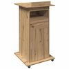 vidaXL Podium Artisan Eik Konstruert tre 55 x 55 x 107 cm