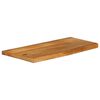 vidaXL Bordplate naturlig kant 90x30x3,8 cm heltre mango