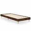 vidaXL Sengeramme uten madrass r&oslash;kt eik 75x190 cm konstruert tre