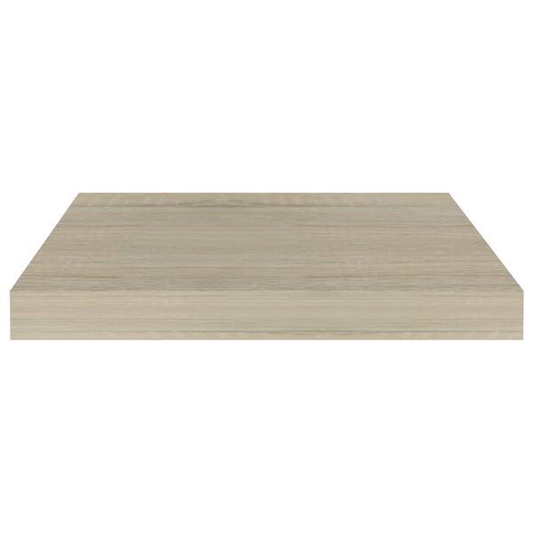vidaXL Flytende vegghylle eik 40x23x3,8 cm MDF
