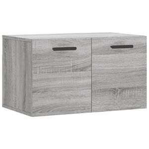 vidaXL Veggskap gr&aring; sonoma 60x36,5x35 cm konstruert tre