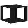 vidaXL Kaffebord Svart Eik 40 x 40 x 30 cm Konstruert tre