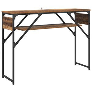 vidaXL Konsollbord Gamle tre Konstruert tre 105x30x75cm