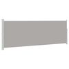 vidaXL Uttrekkbar sidemarkise 160 x 514 cm gr&aring;