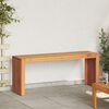 vidaXL Hagebenk Brun 110 x 30 x 45 cm Heltre teak