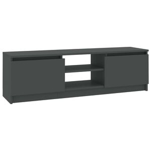 vidaXL TV-benk gr&aring; 120x30x35,5 cm konstruert tre