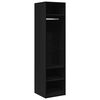 vidaXL Garderobe svart 50x50x200 cm konstruert tre