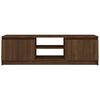 vidaXL TV-benk brun eik 120x30x35,5 cm konstruert tre