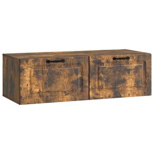 vidaXL Vegghengt TV skap R&oslash;kt Eik 98 x 41 x 30 cm Konstruert tre