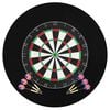 vidaXL Profesjonell dartskive sisal med 6 darts og beskyttelsesring