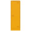vidaXL Skjenk sennepsgul 34,5x39x107 cm stål