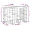 vidaXL Hagebenk gabiondesign 63x31,5x42 cm heltre douglasgran