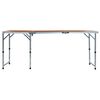 vidaXL Sammenleggbart campingbord aluminium 180x60 cm