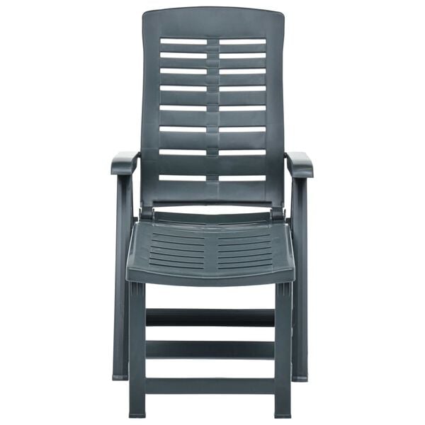 vidaXL Sammenleggbar solseng plast grønn