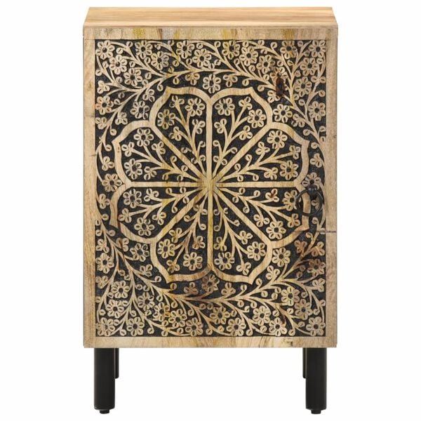 vidaXL Baderomsskap 38x33x58 cm heltre mango