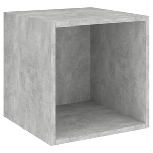vidaXL Veggskap 37x37x37 cm betonggr&aring;