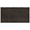 vidaXL Bordplate m&oslash;rkebrun 120x60x(2-4)cm behandlet heltre naturlig