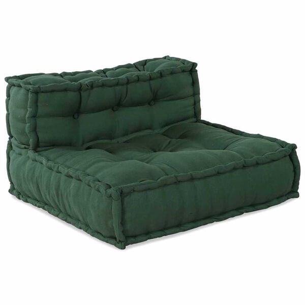 vidaXL Modulsofa 4 pcs grønn stoff