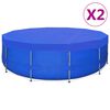 VidaXL Bassengtrekk 2 stk PE rund 540 cm 90 g/m&sup2;