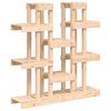 vidaXL Plantestativ 104,5x25x109,5 cm heltre furu