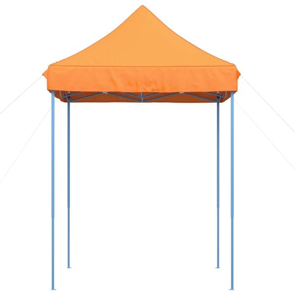 vidaXL Sammenleggbart partytelt pop-up oransje 200x200x306 cm