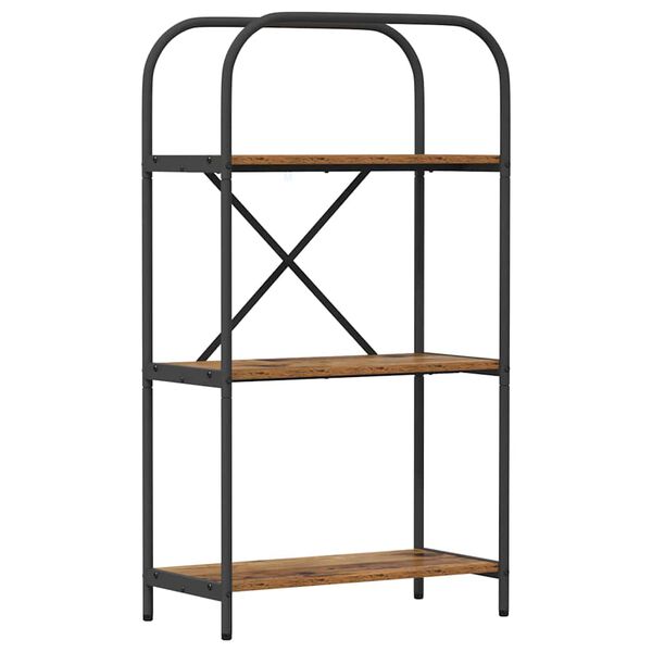 vidaXL Bokhylle Gammelt tre 60 x 30 x 109 cm Konstruert tre