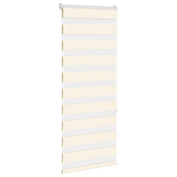 vidaXL Sebragardin marmor beige stoff bredde 60,9 cm polyester