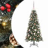 vidaXL Kunstig juletre Gr&oslash;nn 120 cm PVC, plast og st&aring;l