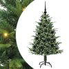 vidaXL Kunstig Forh&aring;ndsbelyst Juletre med Ballettsett Gr&oslash;nn 120 cm