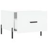 vidaXL Salongbord 2 stk hvit 50x50x40 cm konstruert tre