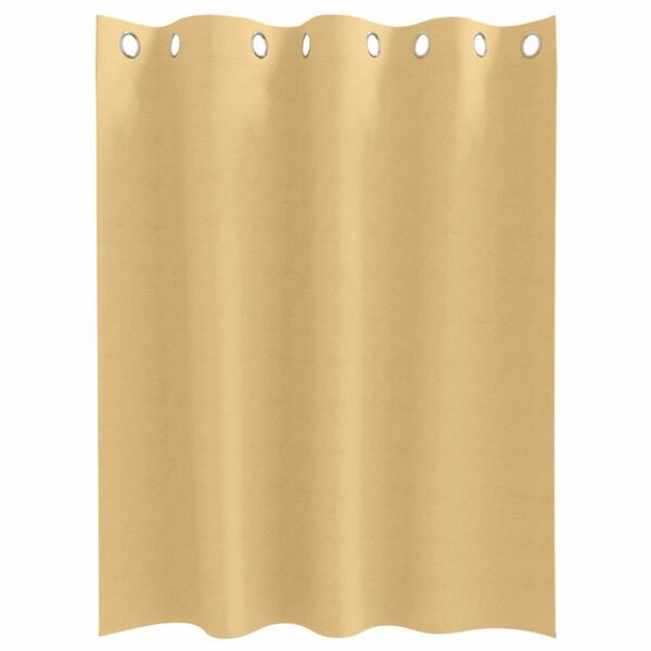 vidaXL Mørkleggende Gardiner med Ringer 2 pcs Beige 140 x 140 cm