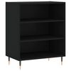 vidaXL Skjenk svart 57x35x70 cm konstruert tre