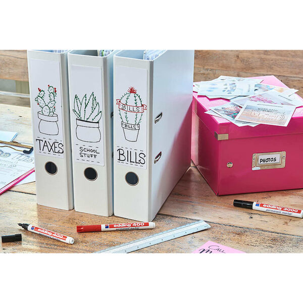 edding Permanent mark&oslash;r svart 400