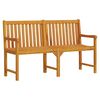 vidaXL Hagebenker 1-Antall seter 150 x 55,5 x 90 cm Solid akasietre