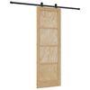 vidaXL Skyved&oslash;r ORKDAL 73,5 x 211 cm Heltre furu Naturlig