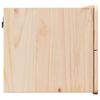 vidaXL Nattbord med skuff 2 pcs Naturlig 39 x 34 x 33 cm Heltre furu