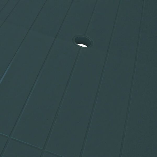 vidaXL Hagebord grønn 126x76x72 cm plast