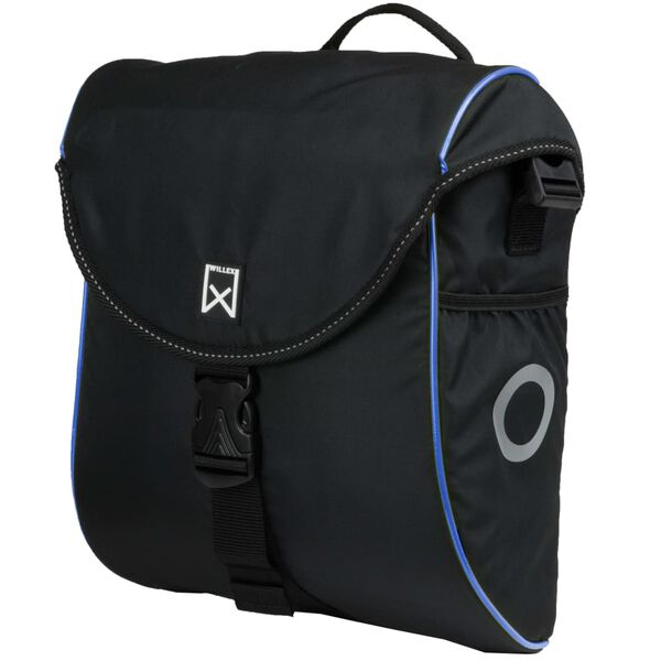 Willex Sykkelveske 300 S 12 L svart og bl&aring;