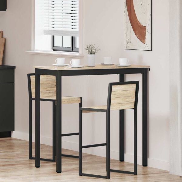 vidaXL Spisebord Konstruert tre