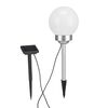 HI Soldrevet LED-lyskule for hage roterende 15 cm