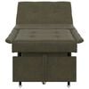vidaXL Sofa seng Army grønn 194 x 67 x 82 cm Huahua-stoff