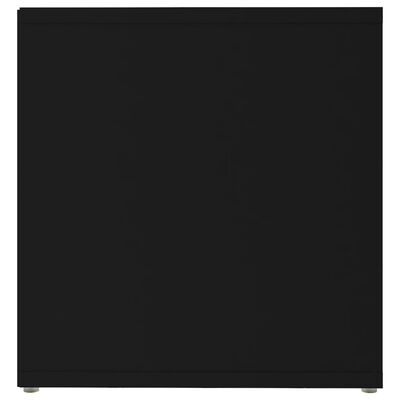 vidaXL TV-benk svart 72x35x36,5 cm sponplate