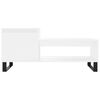 vidaXL Salongbord hvit 100x50x45 cm konstruert tre