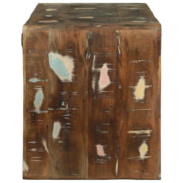 vidaXL TV-skap Flerfarget 100 x 32 x 36 cm Massivt gjenvunnet tre