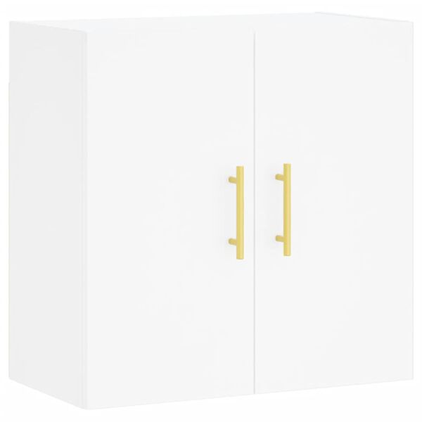 vidaXL Veggskap hvit 60x31x60 cm konstruert tre