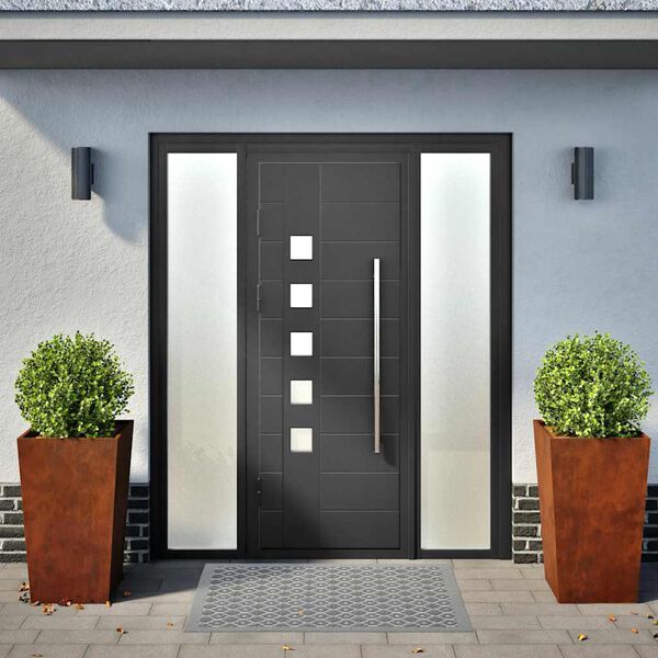 vidaXL Hageplanter 2 stk 45x45x75 cm oksidert st&aring;l