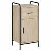 vidaXL Serviesskap Sonoma eik 97 x 33 x 81 cm Konstruert tre