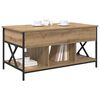 vidaXL Kaffebord Artisan Eik 100 x 55 x 48,5 cm Konstruert tre