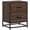 vidaXL Nattbord brun eik 40x31x50 cm konstruert tre