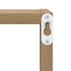 vidaXL Vegghyller med hylle Veggmontert Artisan Eik Konstruert tre